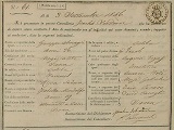 Central Italy, Act of Matrimony, 1846,Click here to enlarge